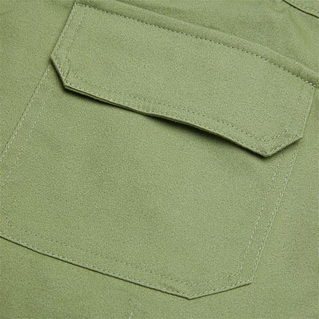 Men's Casual Cargo Shorts Multi Pocket Straight Leg Plain Comfort Knee Length Casual Daily Holiday Fashion Streetwear