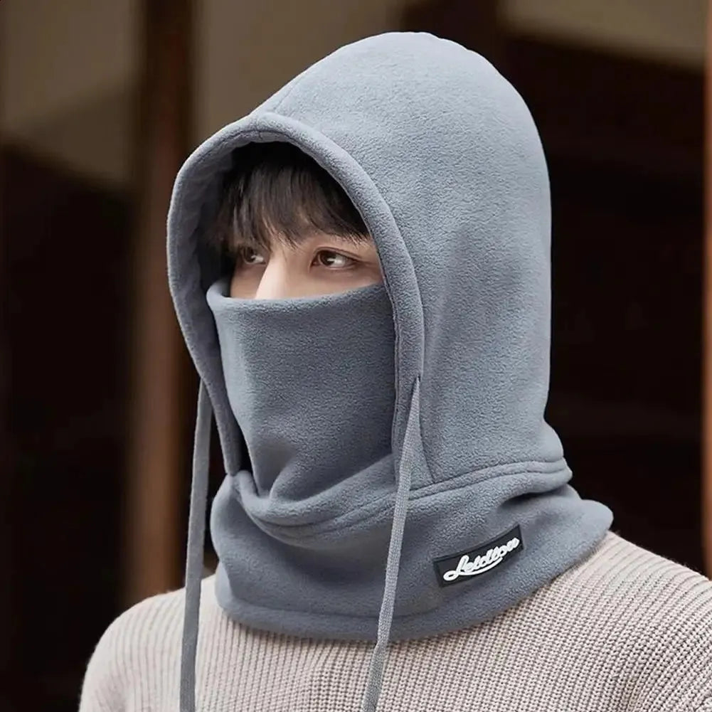 Winter Fleece Balaclava Face Mask - Windproof Ski Neck Warmer Hood for Men & Women