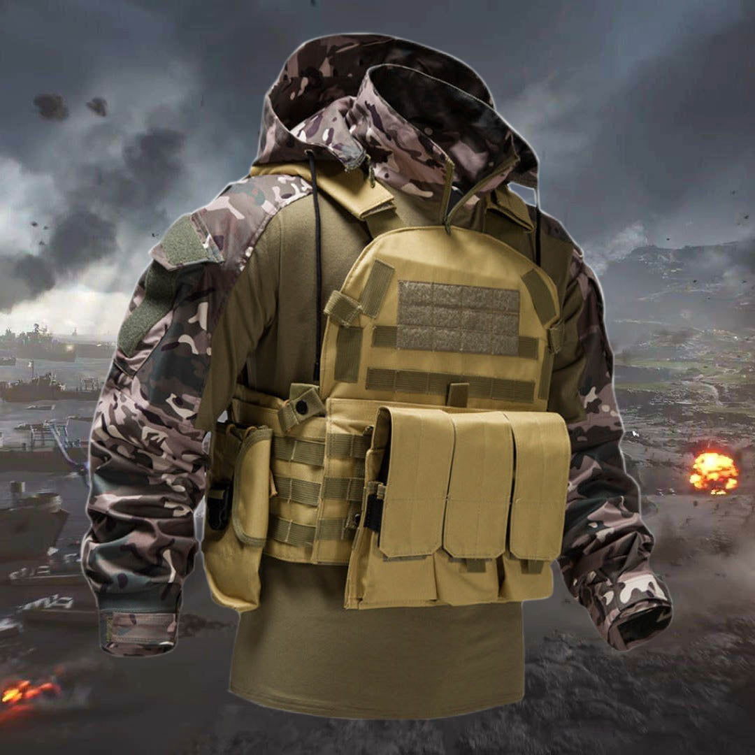 Outdoor Cool Hooded Long Sleeve Men's T-shirt