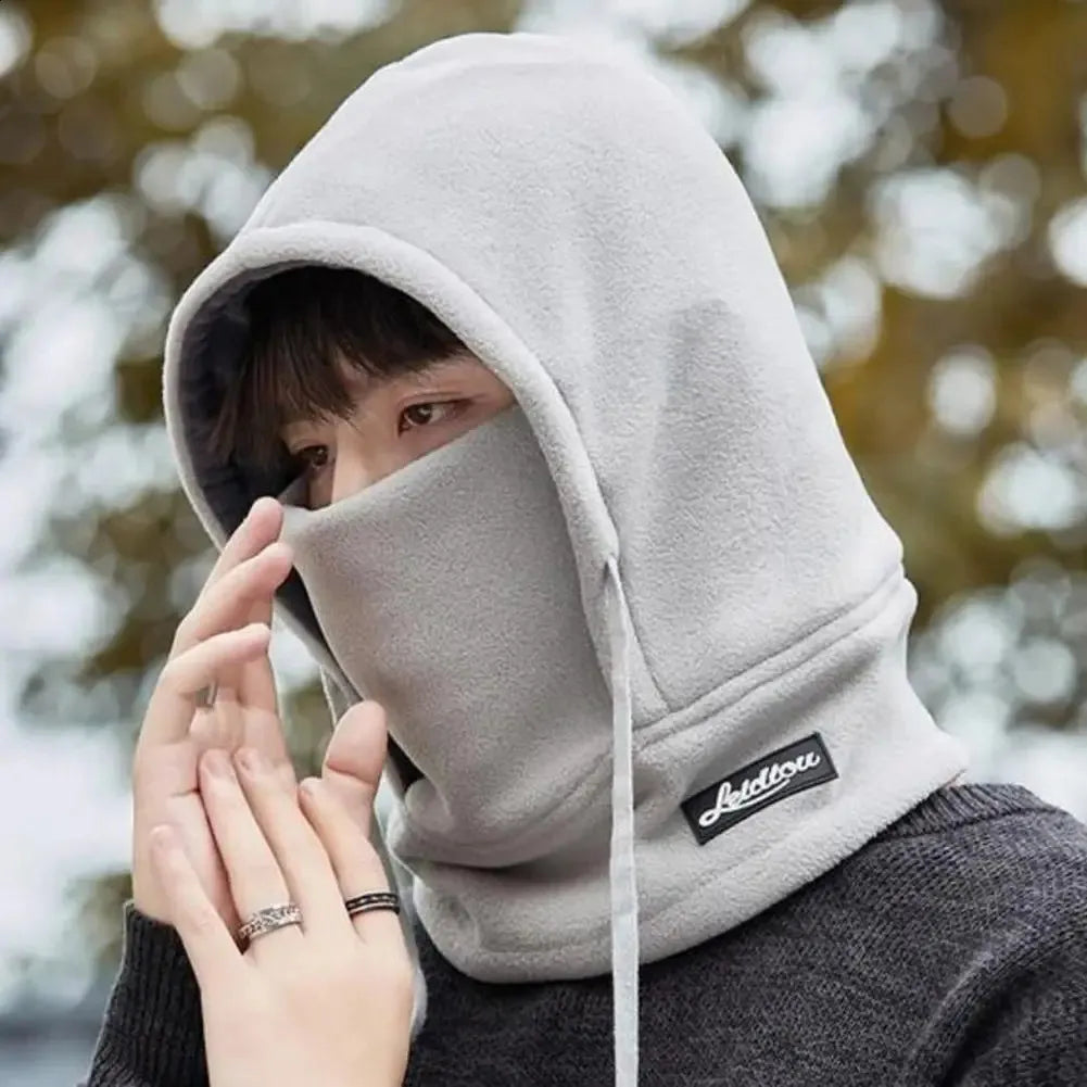 Winter Fleece Balaclava Face Mask - Windproof Ski Neck Warmer Hood for Men & Women