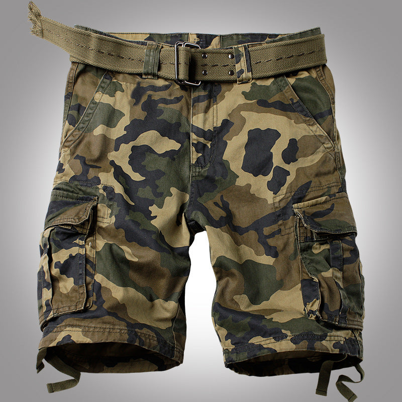 Short décontracté camouflage pour homme