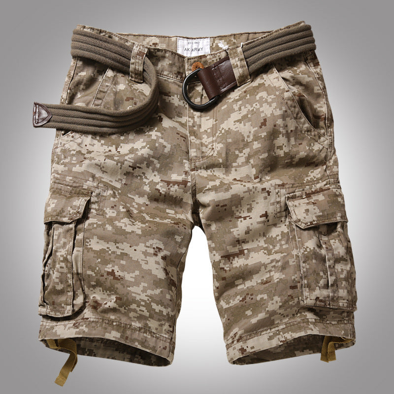 Short décontracté camouflage pour homme