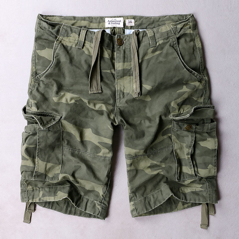 Lässige Outdoor-Cargo-Shorts aus Baumwolle für Herren