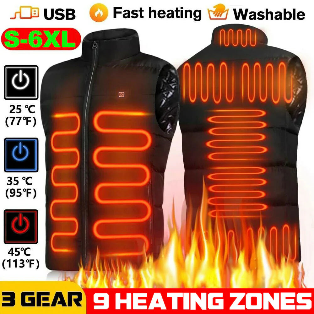 LAST DAY 40% OFF - đ VL⢠New Unisex Warming Heated Vest