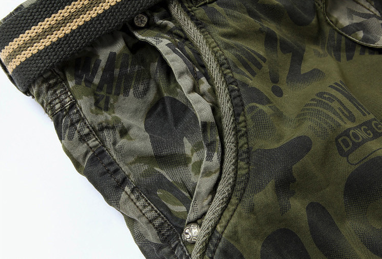 Outdoor Leopard Camouflage Shorts