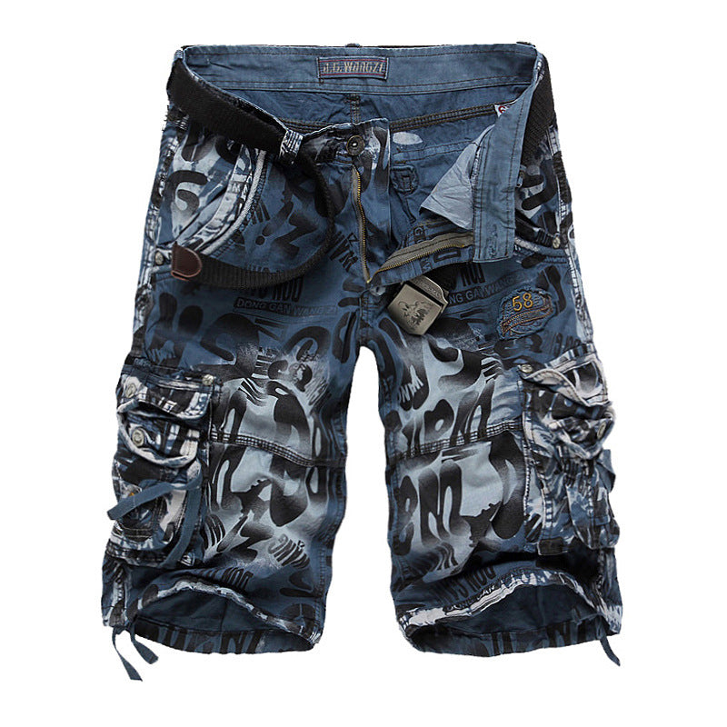 Outdoor Leopard Camouflage Shorts