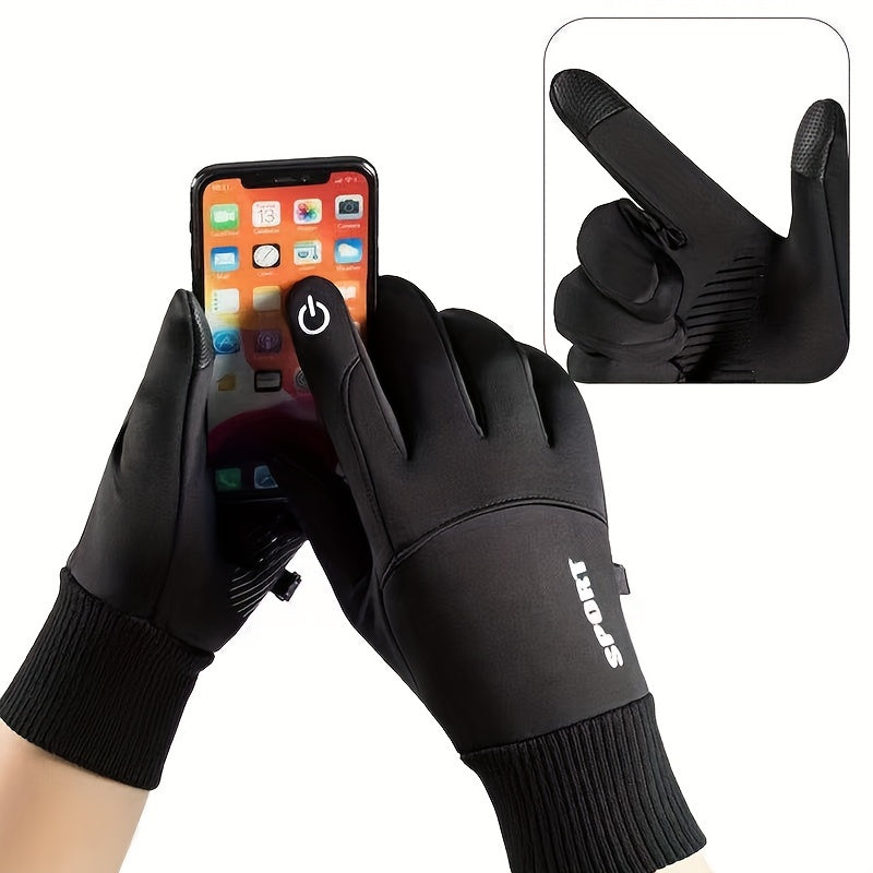 VL™Outdoor Touch Screen Waterproof Anti Slip Warm Full Fingers Gloves