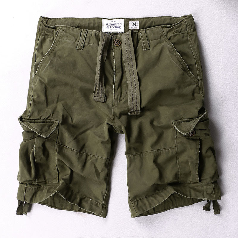 Lässige Outdoor-Cargo-Shorts aus Baumwolle für Herren