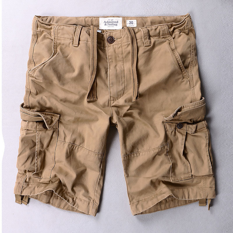 Lässige Outdoor-Cargo-Shorts aus Baumwolle für Herren