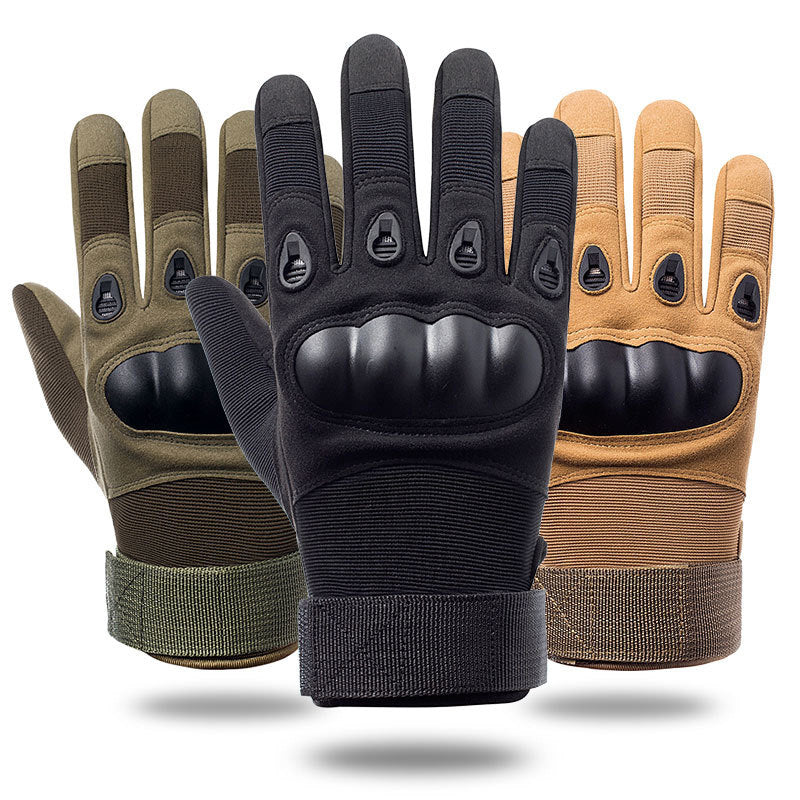 Military training protective full finger/half finger tactical gloves, military fans outdoor climbing hunting cycling gloves