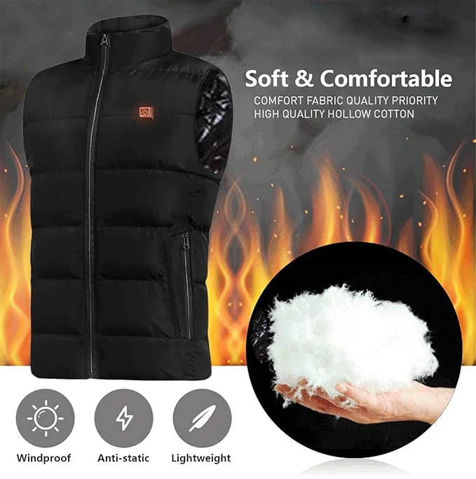 LAST DAY 40% OFF - đ VL⢠New Unisex Warming Heated Vest