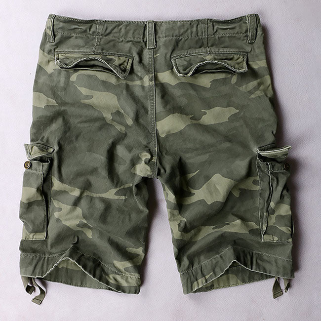 Lässige Outdoor-Cargo-Shorts aus Baumwolle für Herren