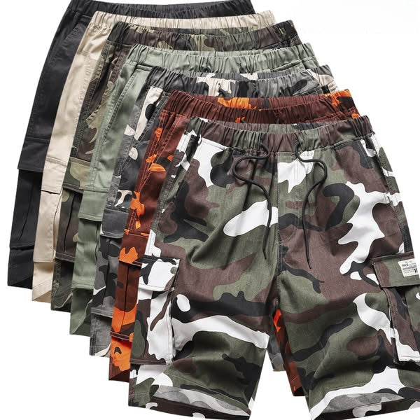 US Large size cargo shorts, men's camouflage sports shorts