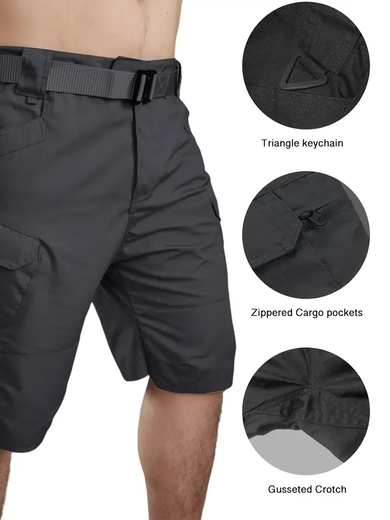 Men'S Tactical Shorts Lightweight Breathble Cargo Shorts for Outdoor Casual Military Hiking Work Shorts Workout Shorts with Multi-Pocket