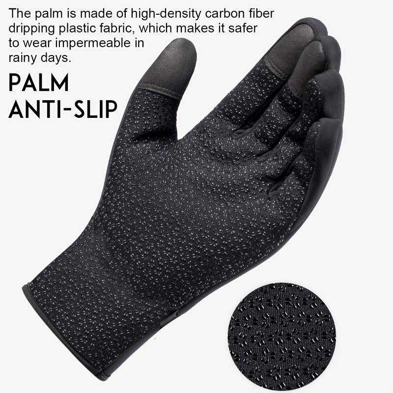VL™ Outdoor-Sporthandschuhe, kurz, Plus-Samt, winddicht, wasserdicht