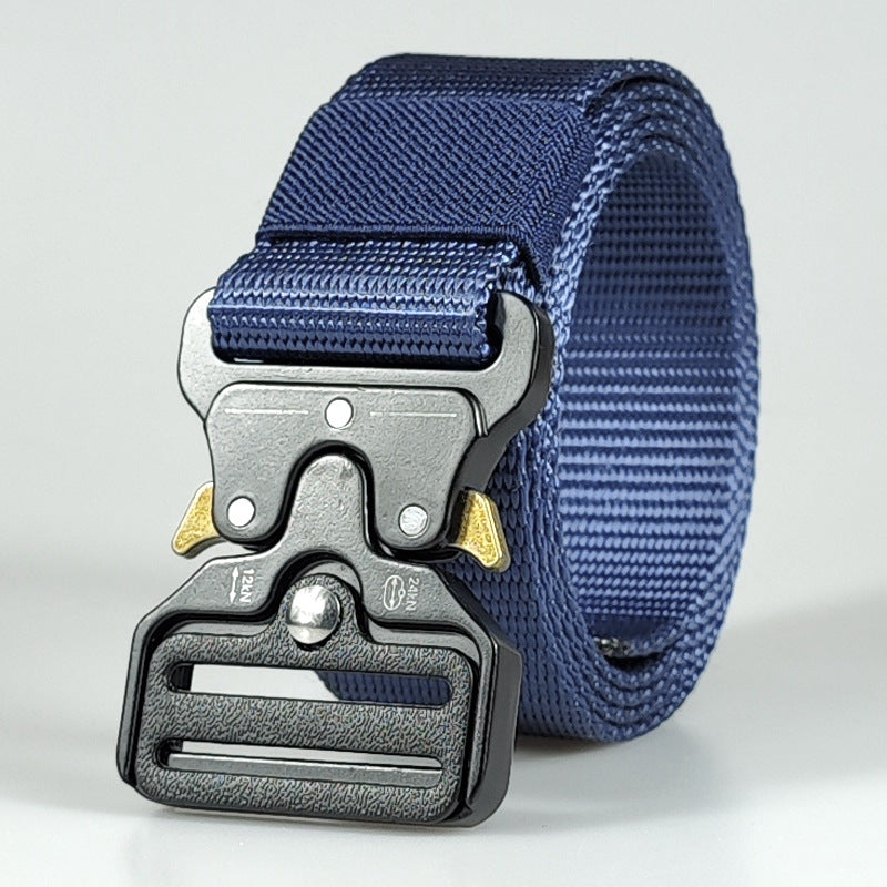 Men's outdoor multifunctional alloy buckle belt