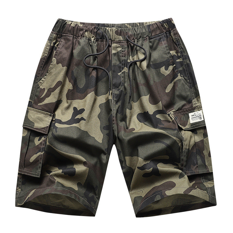 US Large size cargo shorts, men's camouflage sports shorts