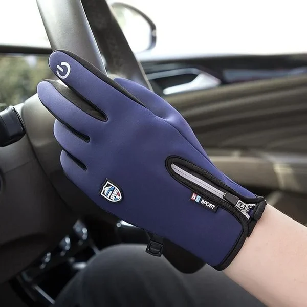 VL™ Outdoor-Sporthandschuhe, kurz, Plus-Samt, winddicht, wasserdicht