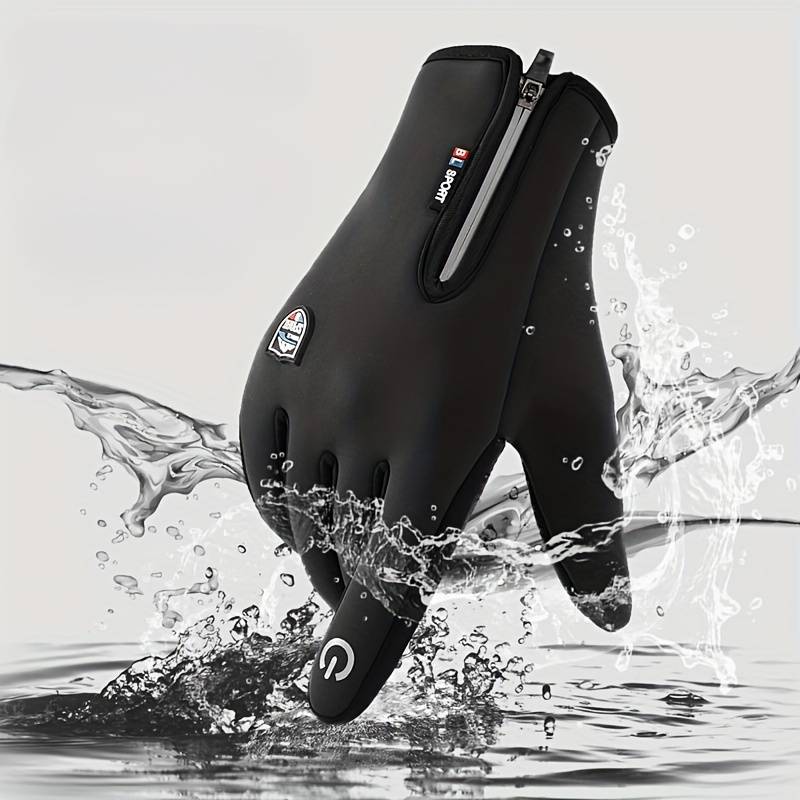 VL™ Outdoor-Sporthandschuhe, kurz, Plus-Samt, winddicht, wasserdicht