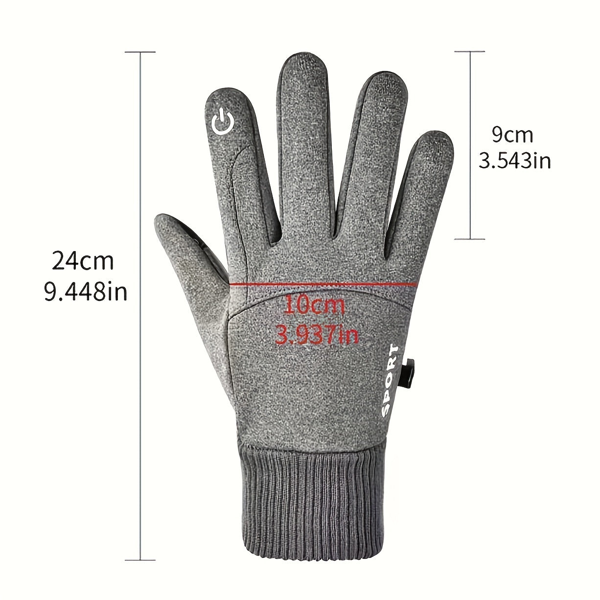 VL™Outdoor Touch Screen Waterproof Anti Slip Warm Full Fingers Gloves
