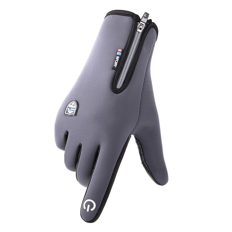 VL™ Outdoor-Sporthandschuhe, kurz, Plus-Samt, winddicht, wasserdicht