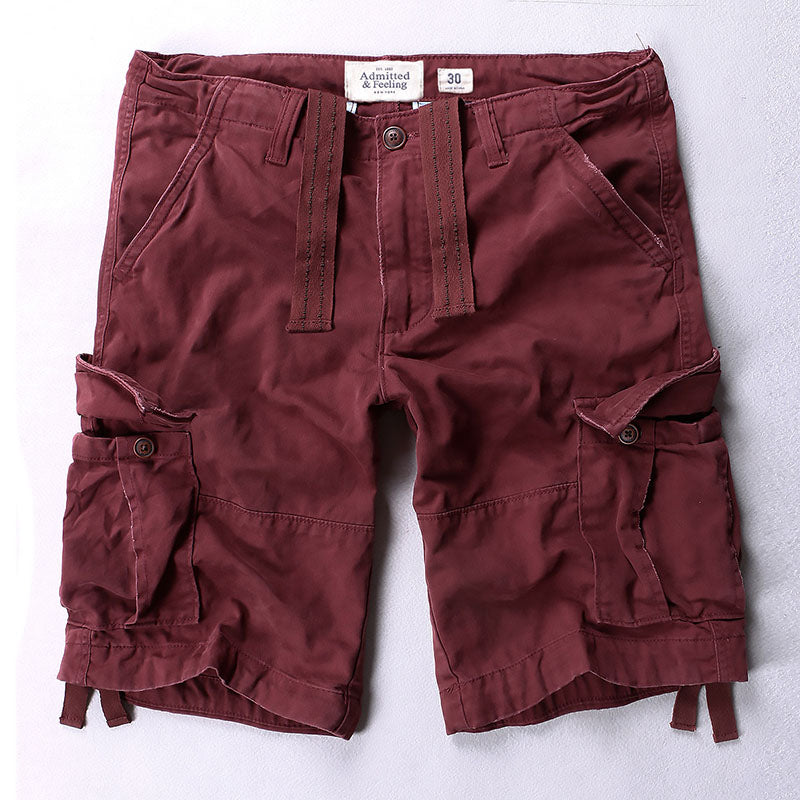 Lässige Outdoor-Cargo-Shorts aus Baumwolle für Herren