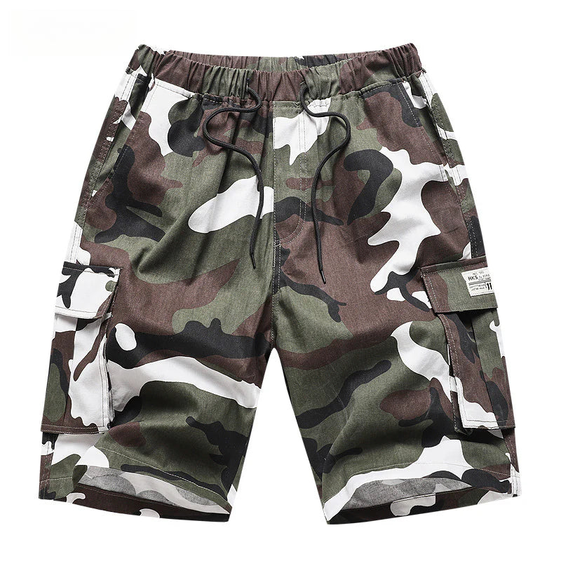 US Large size cargo shorts, men's camouflage sports shorts