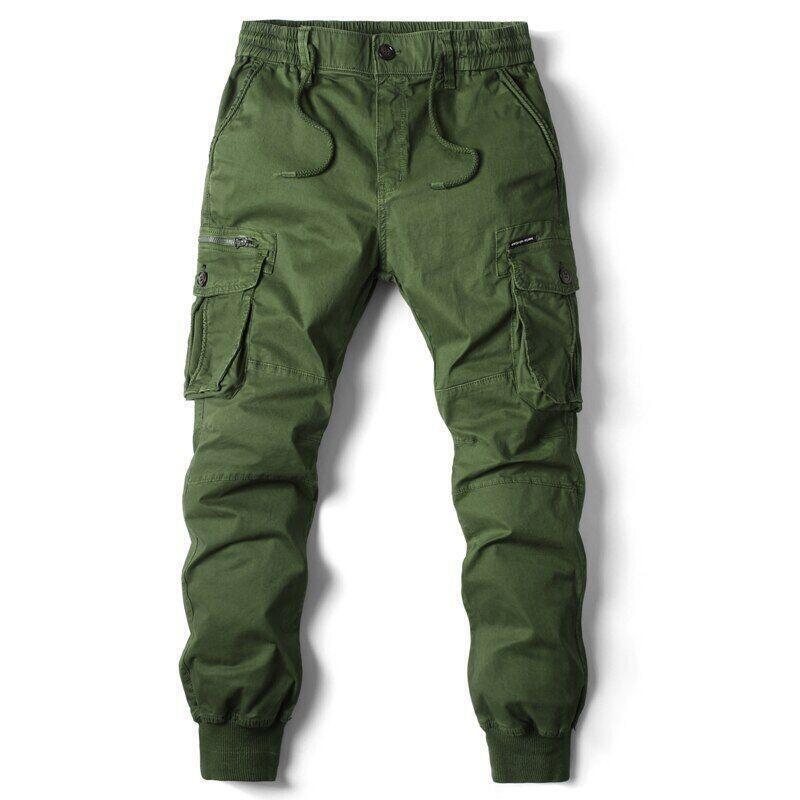 Fashion Men's Cargo Pocket Pants Jogging Casual Work Streetwear Trousers Outdoor