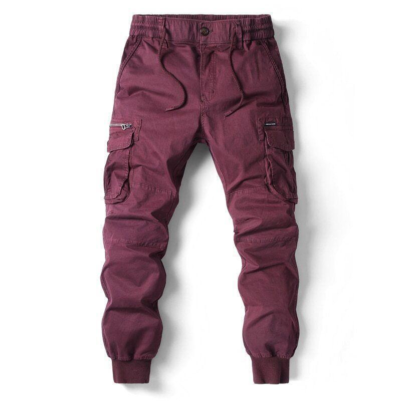 Fashion Men's Cargo Pocket Pants Jogging Casual Work Streetwear Trousers Outdoor