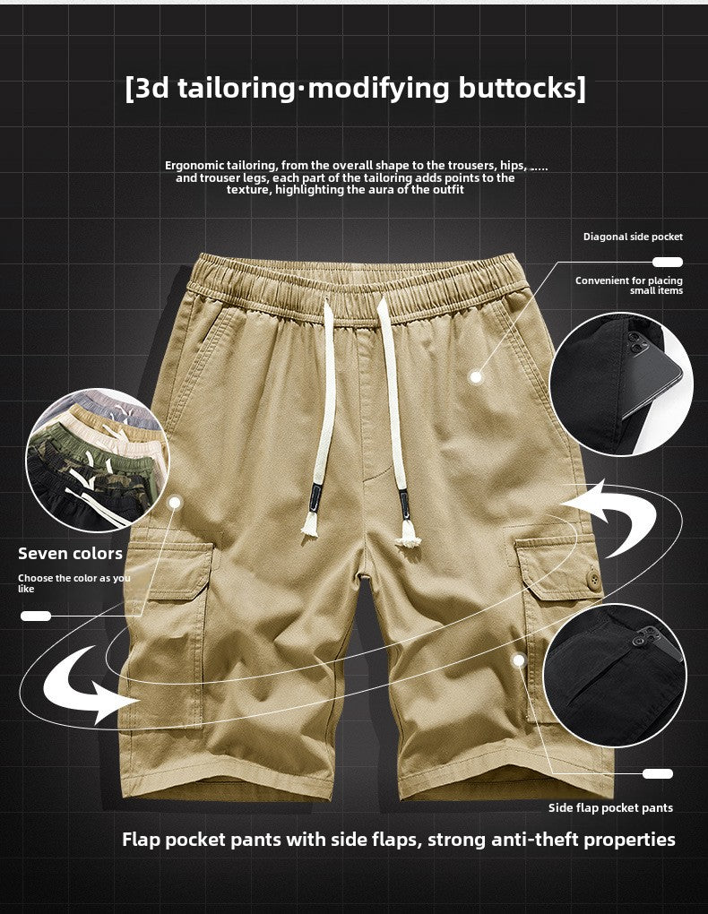 Men's Cotton Cargo Shorts