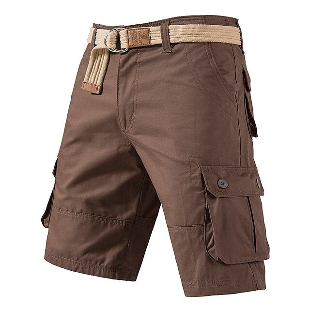 Herren-Cargo-Shorts mit mehreren Taschen und Camouflage-Muster