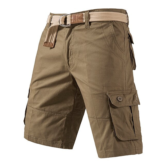 Herren-Cargo-Shorts mit mehreren Taschen und Camouflage-Muster