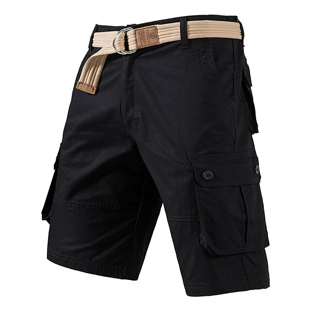 Herren-Cargo-Shorts mit mehreren Taschen und Camouflage-Muster