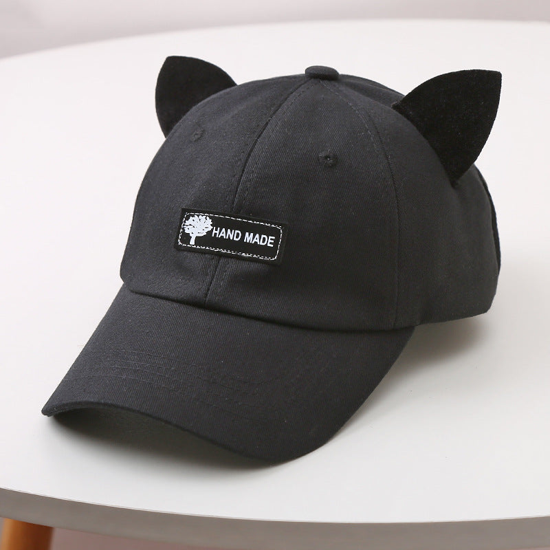 Vintage Dad Hat-Men's Novelty Baseball Cap With Pilot Glasses, Cool Trendy Sunglasses, Duck Tongue Cap With Cat Ears Sun Protection Hats For Couple