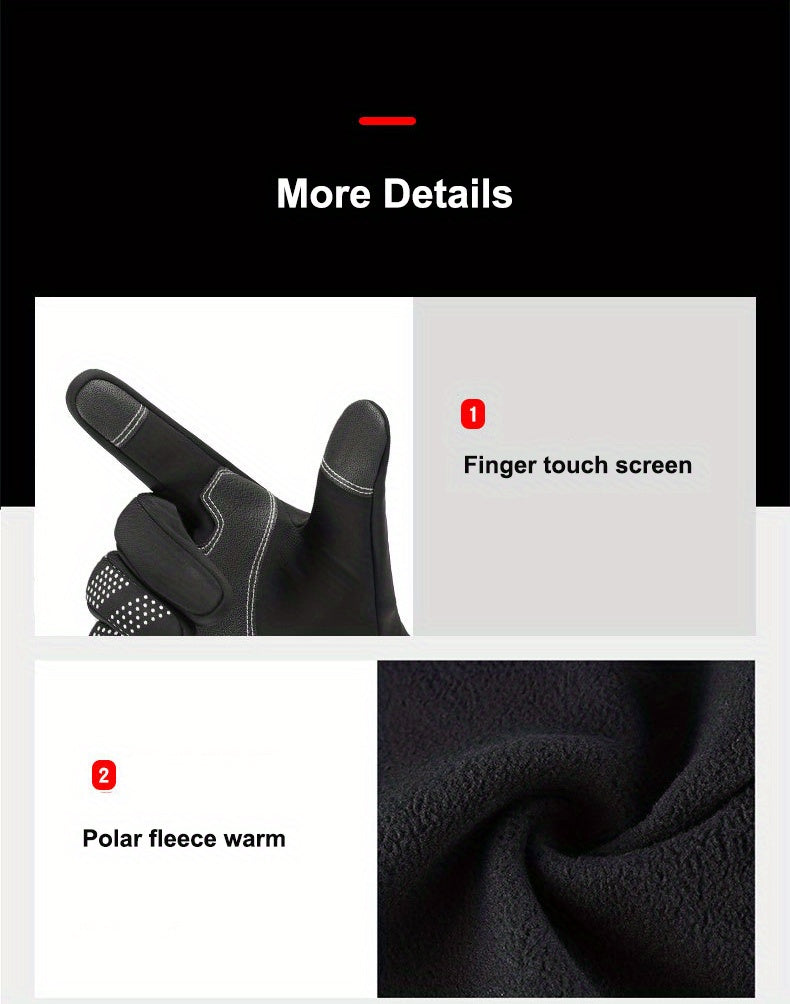 VL™Waterproof Warm Touch Screen Gloves For Running Cycling Driving Skiing