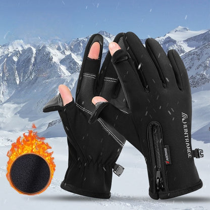 Gants chauffants d'extérieur VL™ coupe-vent et imperméables avec velours Plus