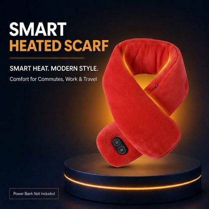 Smart Heated Scarf for Winter, Electric Heating Neck Warmer