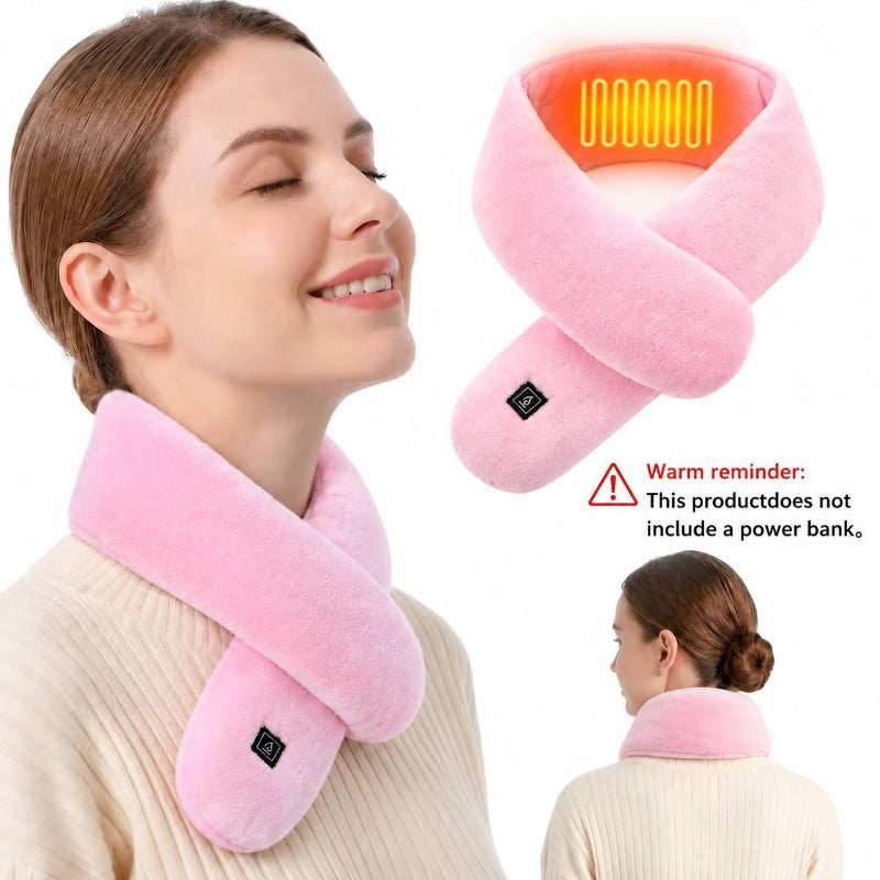 Smart Heated Scarf for Winter, Electric Heating Neck Warmer