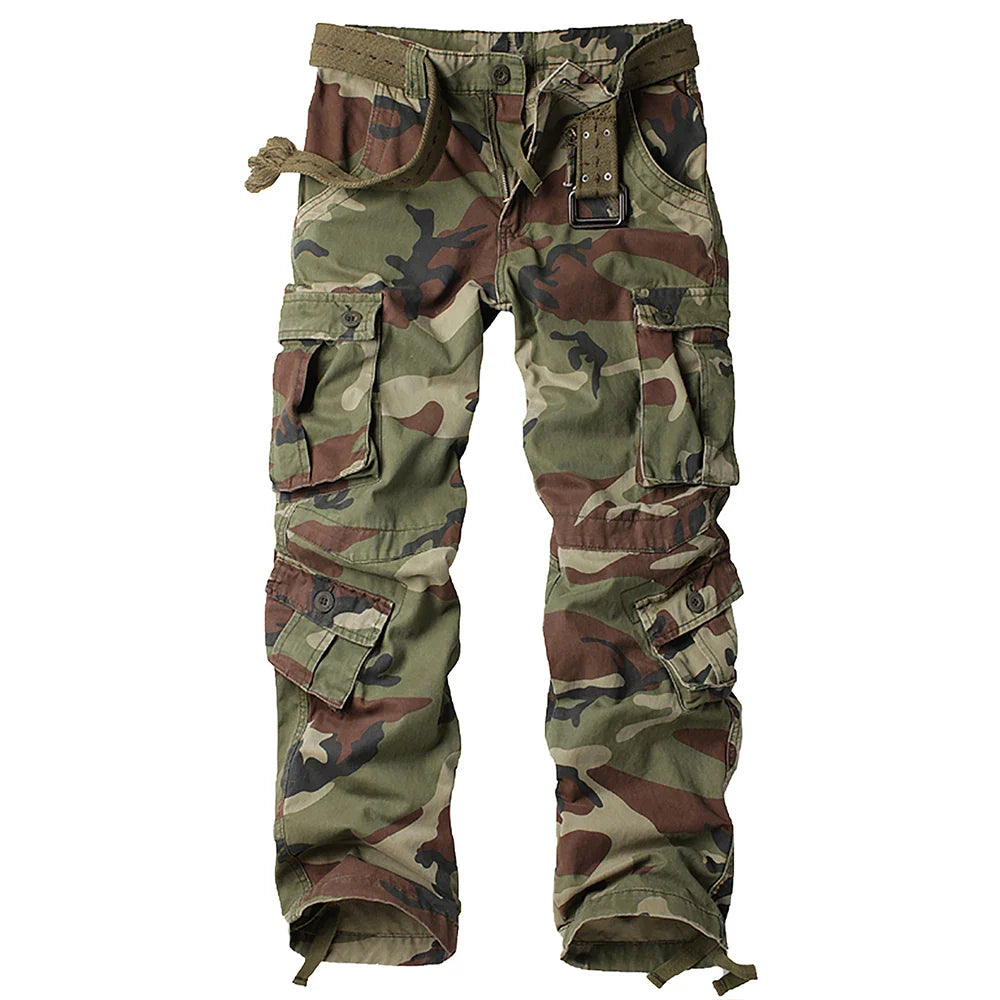 Men's Camouflage Outdoor Multi-Pocket Cargo Pants - Category 1 - Free Shipping