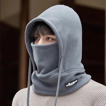 Winter Fleece Balaclava Face Mask - Windproof Ski Neck Warmer Hood for Men & Women