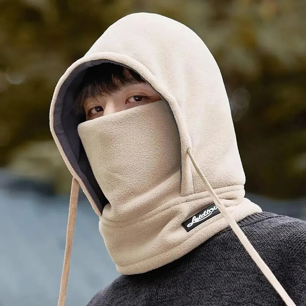 Winter Fleece Balaclava Face Mask - Windproof Ski Neck Warmer Hood for Men & Women