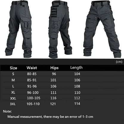 Men's Multi-Pocket Outdoor Military Combat Cargo Pants - Free Shipping