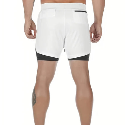 VL 2-in-1 Breathable Stretch Sports Shorts