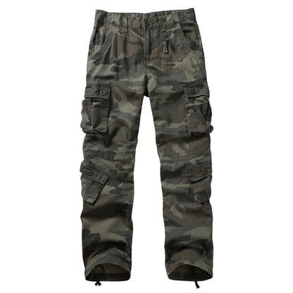 Men's Camouflage Outdoor Multi-Pocket Cargo Pants - Category 1