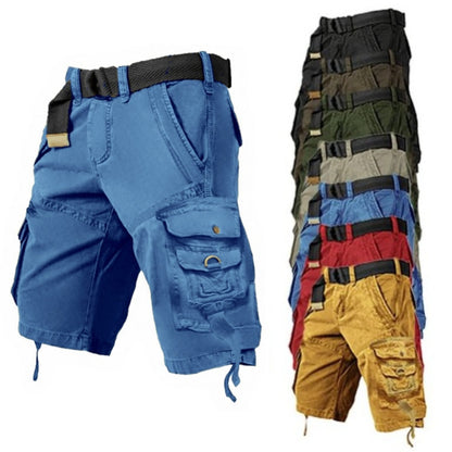 VL Mens Cargo Shorts Multi Pockets Cargo Shorts