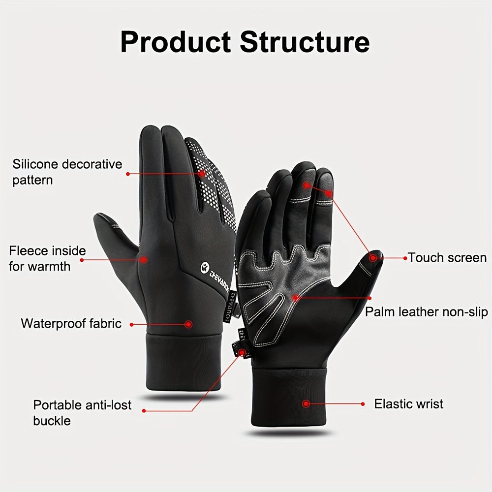 VL™Waterproof Warm Touch Screen Gloves For Running Cycling Driving Skiing