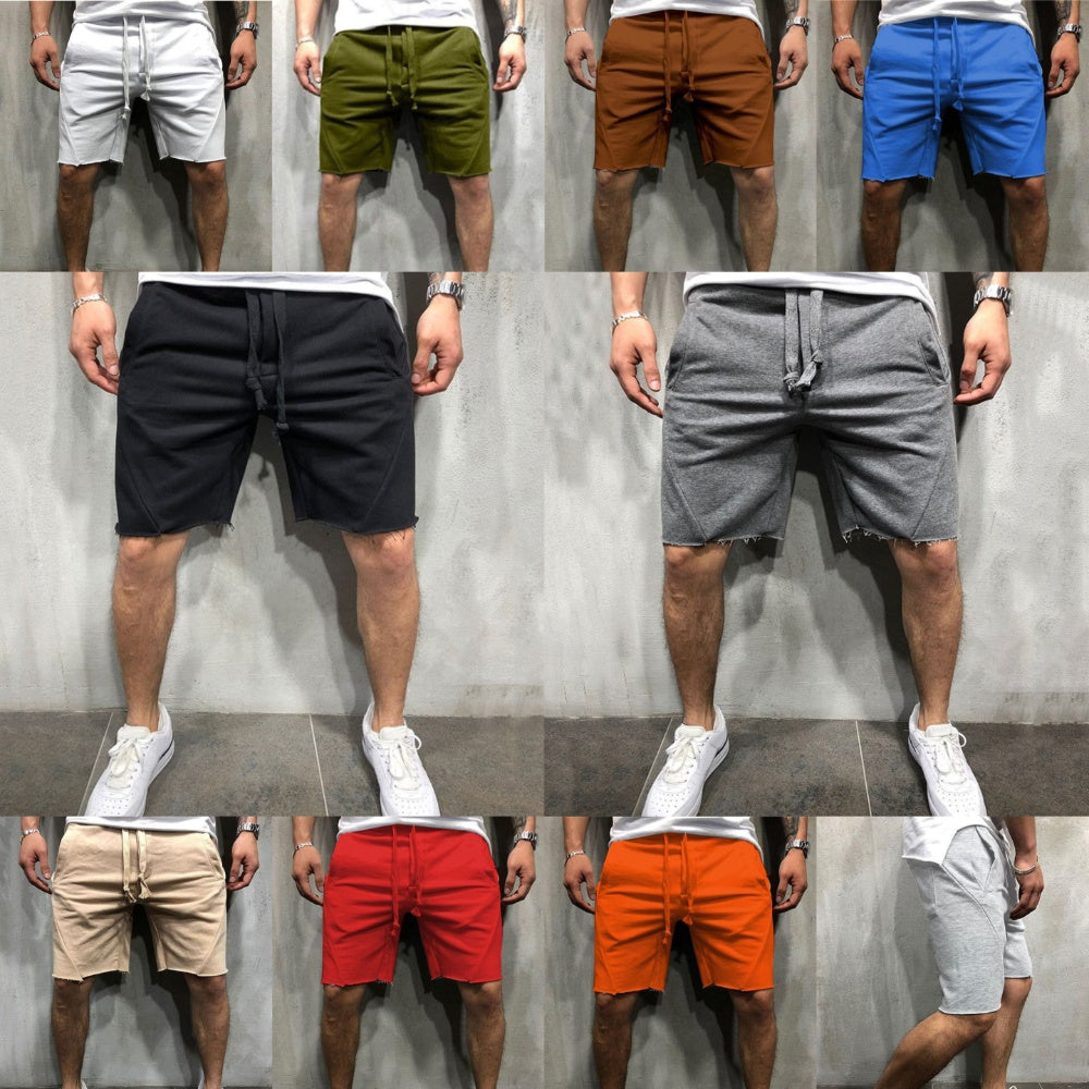 VL™ Loose Plain Elastic Waist Shorts