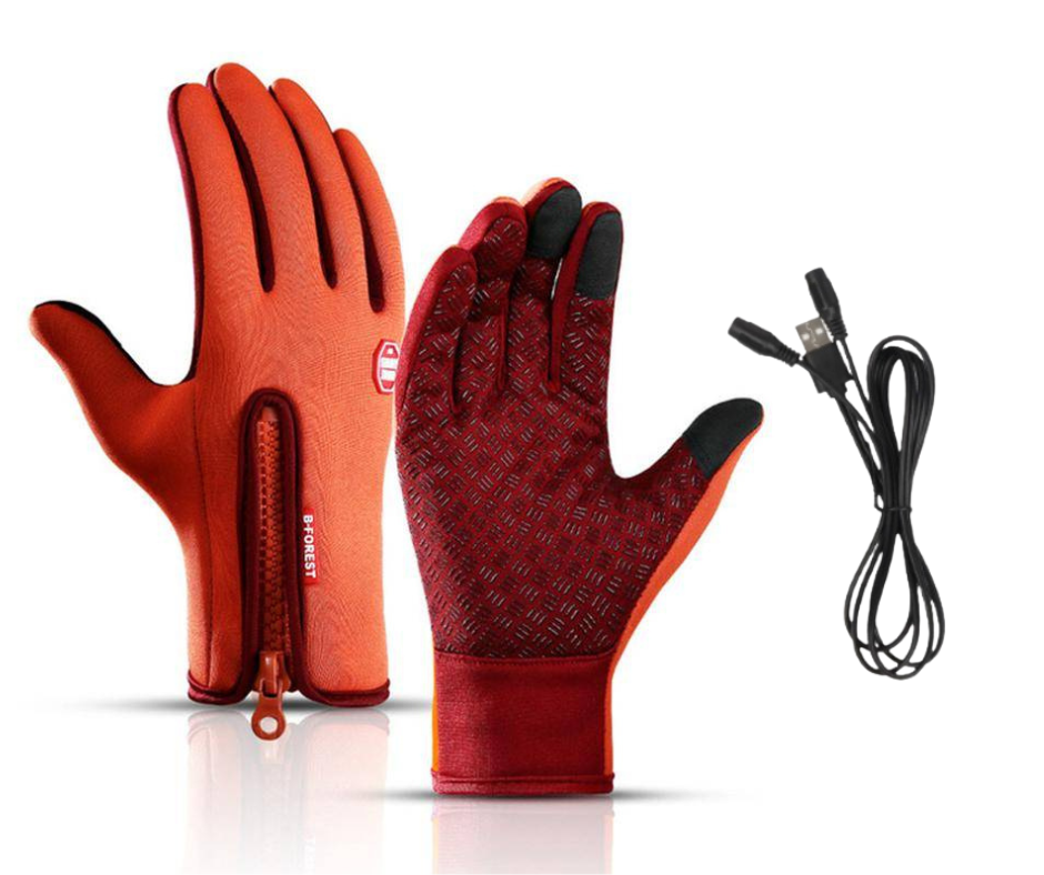 VL™ Outdoor Heated Gloves Windproof and Waterproof with Plus Velvet