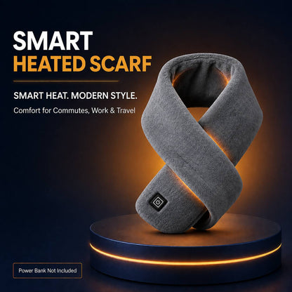 Smart Heated Scarf for Winter, Electric Heating Neck Warmer