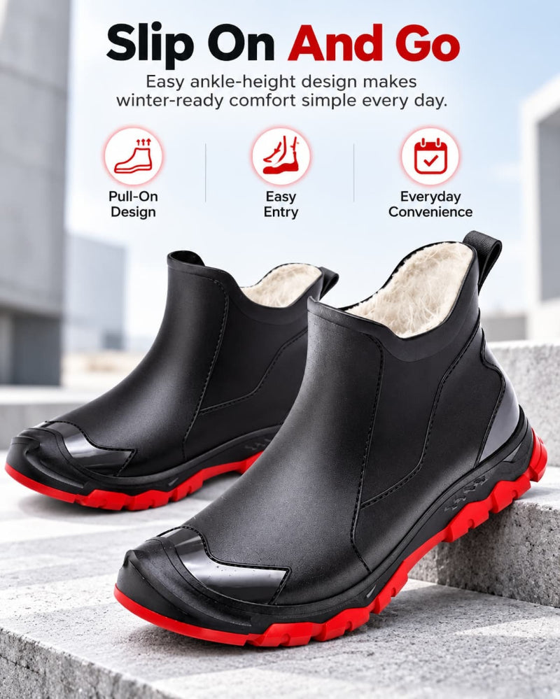 Fleece Lined Ankle Winter Boots